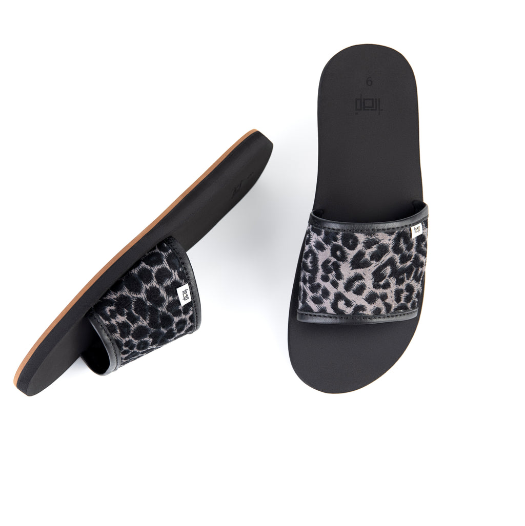 LEOPARD SKIN DOTTED  DOTTED PATTERN  STYLISH BAR  SANDALS FOR MEN