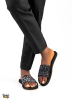 LEOPARD SKIN DOTTED  DOTTED PATTERN  STYLISH BAR  SANDALS FOR MEN